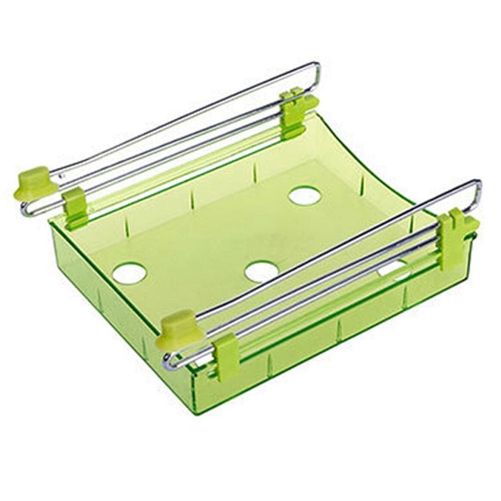 1pc Household Kitchen Refrigerator Layer Storage Rack Storage Accessories Vegetable Suppplies Food X3E0: Light Green