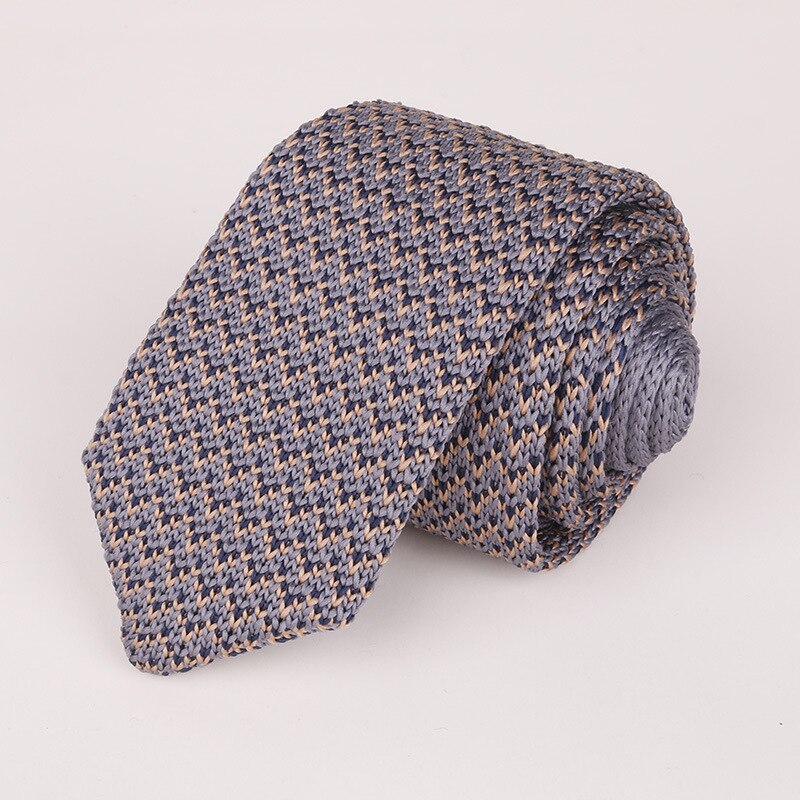Corbatas de punto para hombre, 6cm, vestido de negocios a la , ropa informal con corbata de lana, Corbatas formales para boda,: ZZJ-088