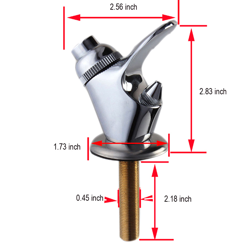 Grifo de agua, sin plomo, latón, grifo de fuente de agua público, filtros de agua LB88