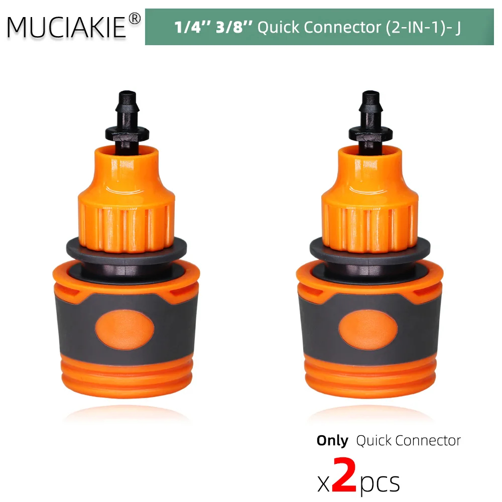 10-50m orange justerbare tågevandingssystem automatisk havevanding kølesæt 1/4 '' pvc hovedledningsslange have: Lysegrøn