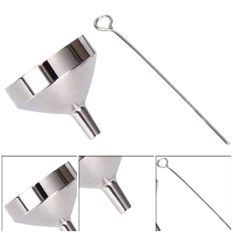 Rvs Trechter Filler Kit Tool Voor Crematie Ketting Ash Urn Hanger Sieraden Accessoires