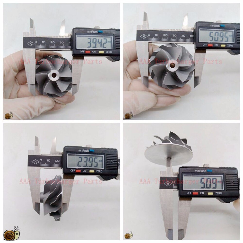 TF035 Turbo onderdelen Compressor Wheel39.5x51mm leverancier AAA Turbocompressor PartS