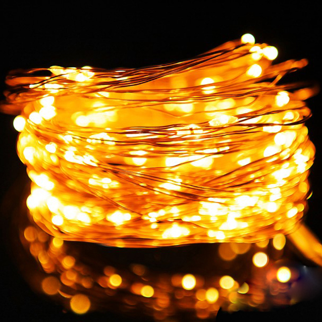 2-10M LED Lighting Strings USB Battery Copper Wire String Lights Outdoor Waterproof Fairy Light For Christmas Party Decor Lamps