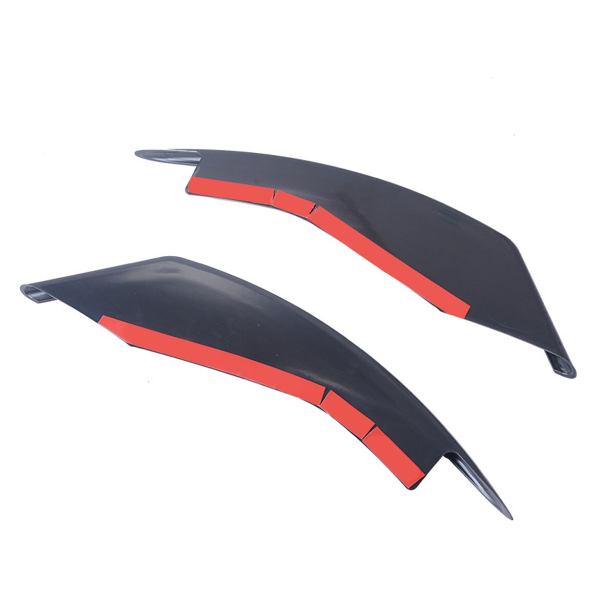 3D Air-Intake Trim Panel Decorative Plates+ Front Bumper Vent Winglets Fog Light Canard+ Hood Vent Kits For Ford-Mustang -19