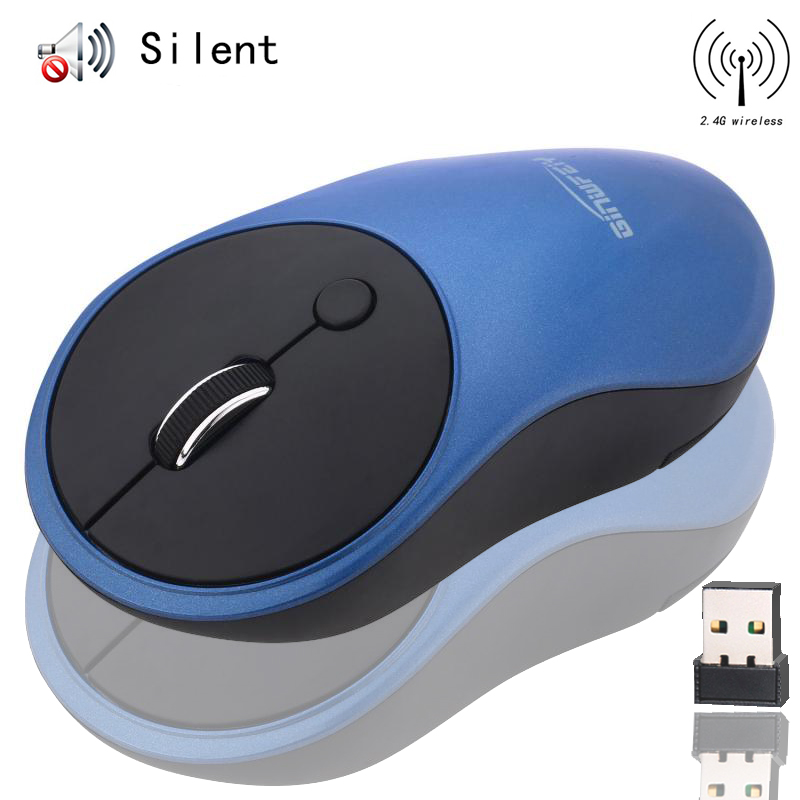 Noiseless Mouse Wireless 2.4G Silent Buttons Ergonomic Mute Mice for Computer Laptop Mouse for Desktop Notebook PC Mause