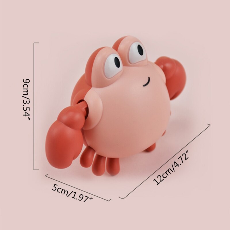 2 Stuks Wind Up Baby Bad Douche Bubble Zeep Machine Maker Krabben Speelgoed Voor Kinderen Kerst Cadeau Douche Speelgoed Accessoires