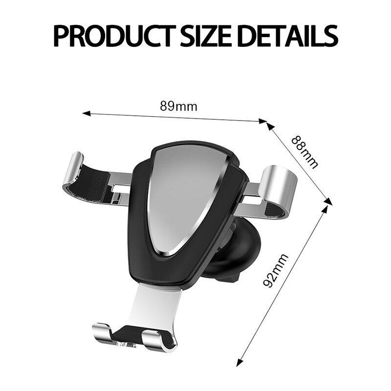 Car Styling Gravity Phone Holder For Hyundai I30 IX35 Nissan Tiida Juke Subaru Forester Impreza XV Suzuki Vitara Swift