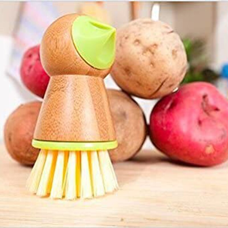 2-In-1 Reinigingsborstel Voor Thuis Keuken Gereedschap Fruit En Groente Accessoires Paddestoel Aardappel Pinda Peeling Moeiteloos gadgets