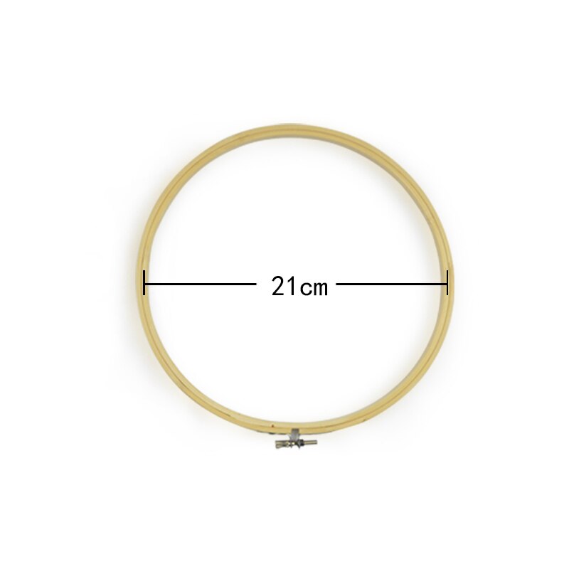 10-26 cm bambus broderi ring ring cirkel rund til gør-det-selv håndarbejde korssting håndarbejde syning husholdningsværktøj: 03