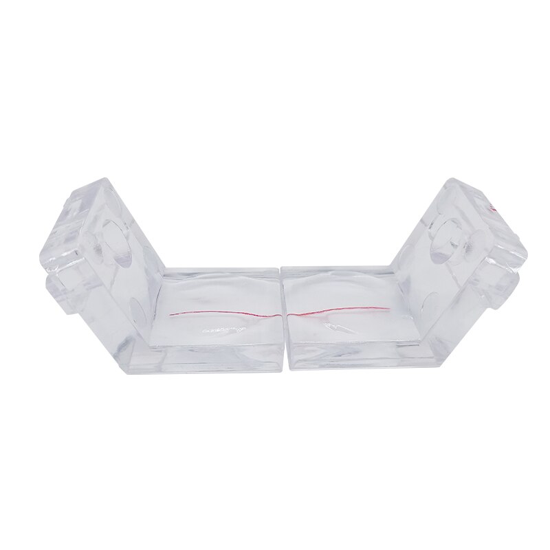 5 Pcs 40*23*6mm Magnifying Glass Magnifying Lens with Single Hole for Sliding Table Saw