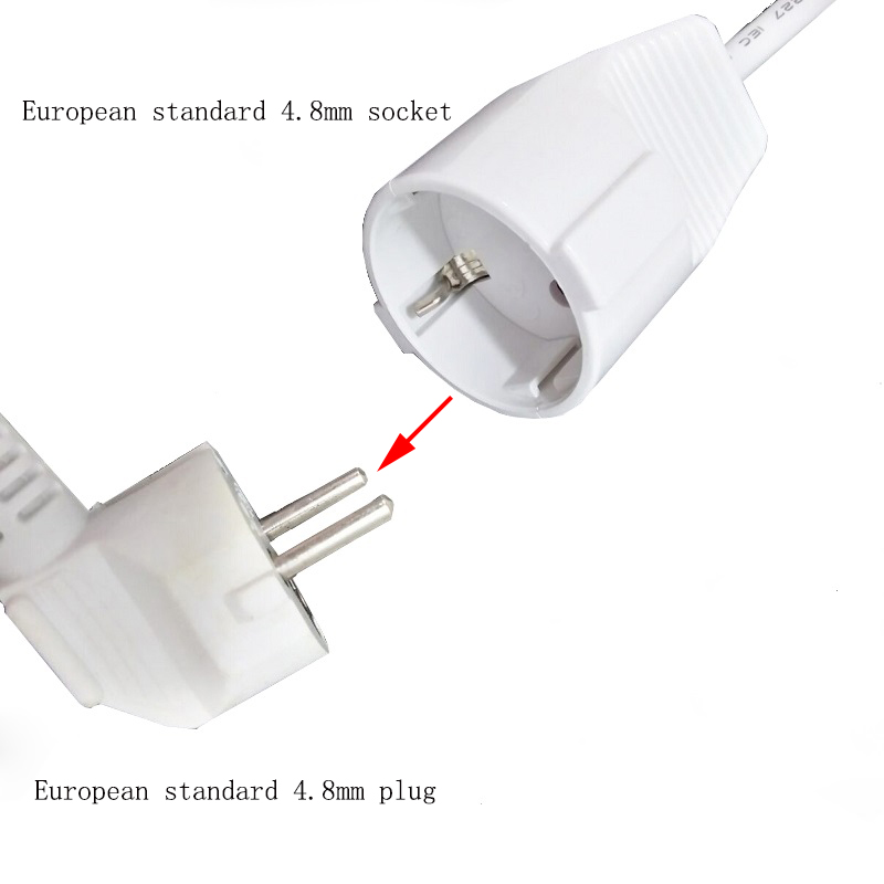Power Extension Cable EU UK AU US Israel Male Plug TO EU Female Adapter Power Cord Electrical Plug Charging Conversion