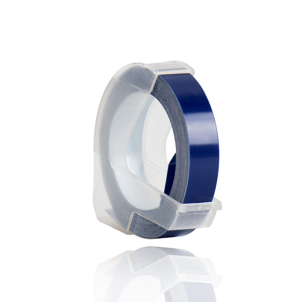 Mieszane kolory 3D PVC tłoczenie DIY taśma z etykietami kompatybilny Dymo 1610 12965 1540 1880 motex E-101 instrukcja drukarka etykiet ręcznie robione: dark blue