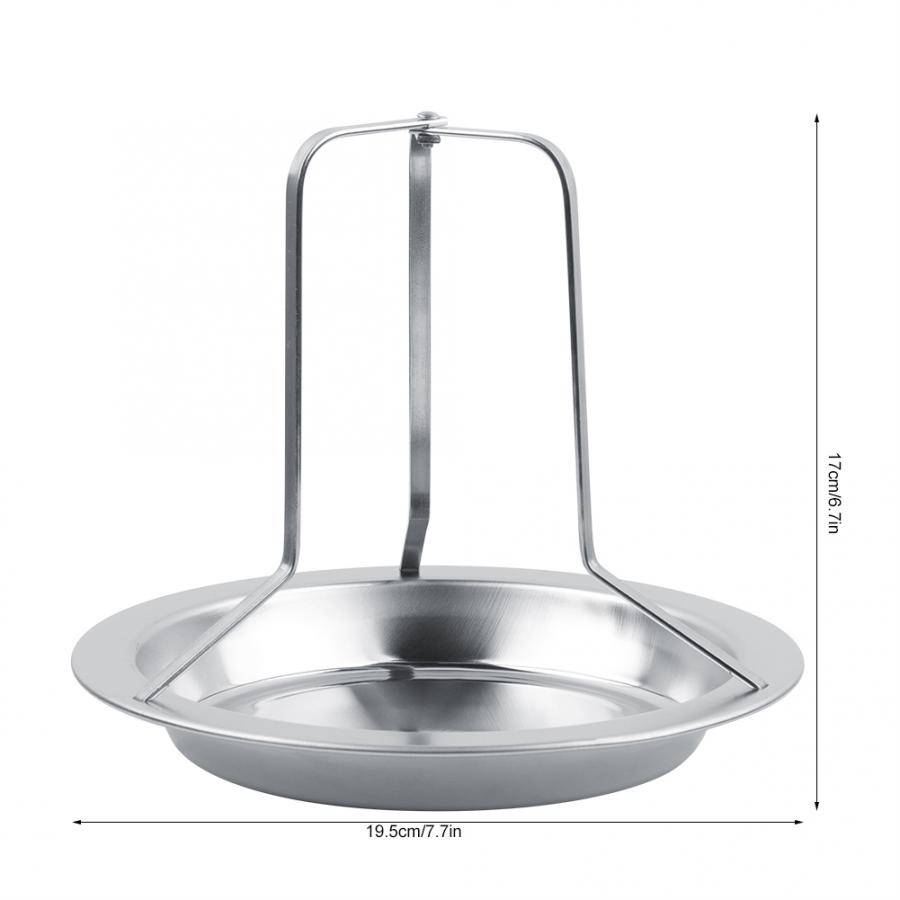 Barbecue roestvrij staal bbq rechtopstaande gebraden kip houder braadrek barbecue grillgereedschap