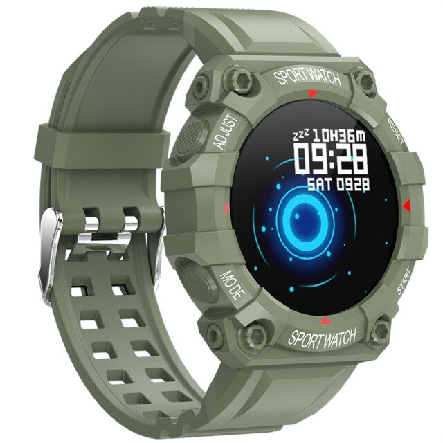 Smart Horloge Bluetooth Bellen Horloges Outdoor Sport Klok Smartwatch Mannen Vrouwen Fitness Tracker Armband: Green