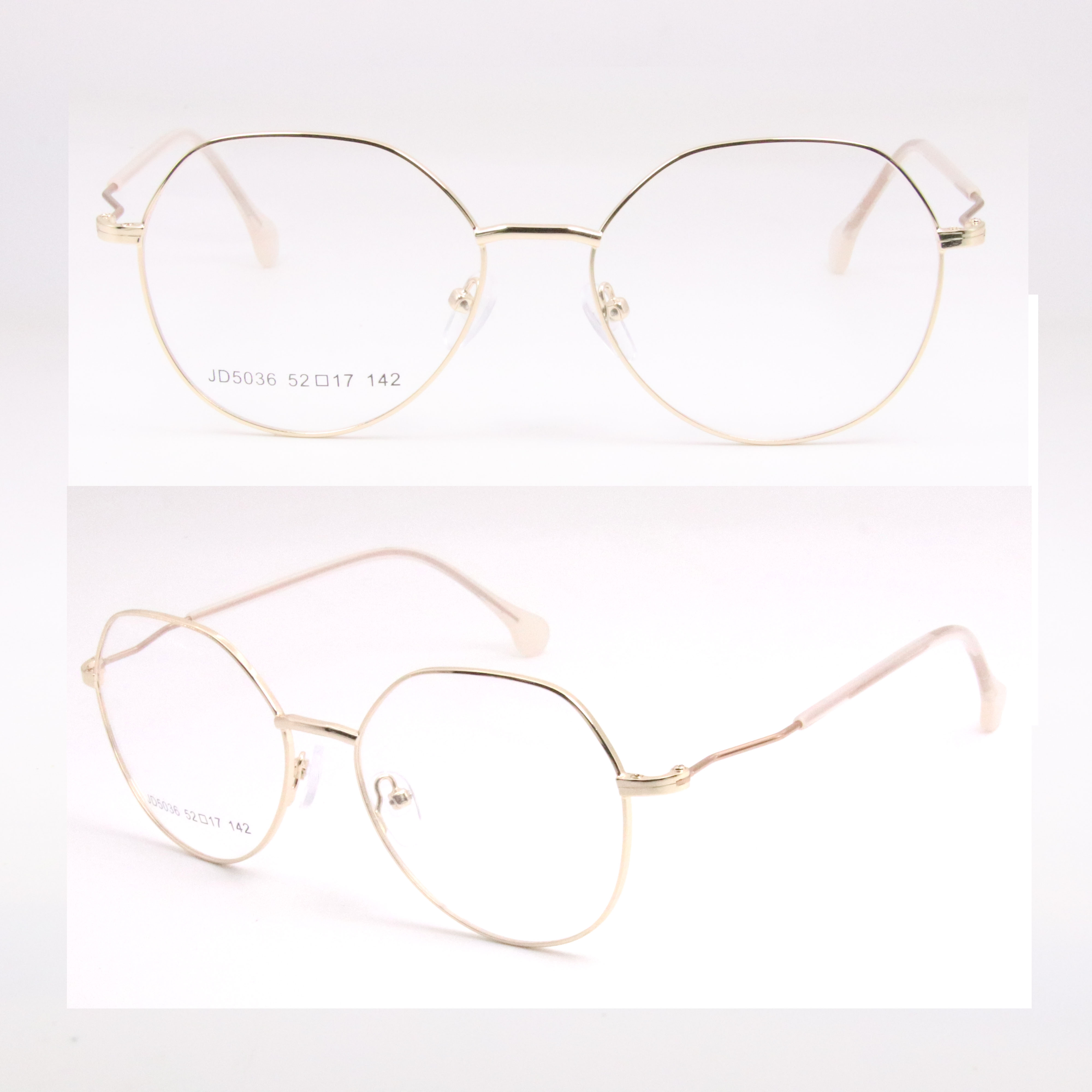 Irrectangle brillerammer i stil metalbriller  jd5036: C2