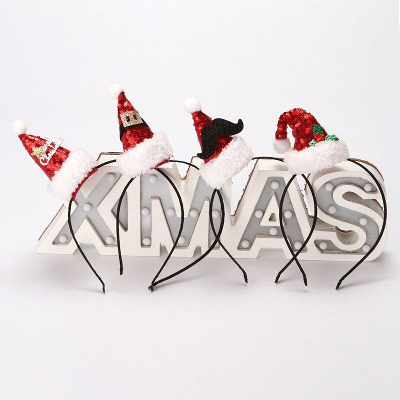 Épingles à cheveux de noël en bois de cerf, pinces à cheveux, pour enfants et adultes, accessoires de cheveux, de noël pour enfants, fournitures de fête,