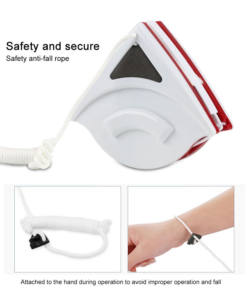 Double Side Magnetic Window Cleaner Brush for Washing Windows Glass Cleaning Household Wash Window Wiper Magnet Glass Cleaner