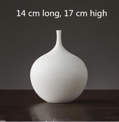 Ceramic vase, European-style art, home office restaurant bar desk table decorations, wedding decoration: style  4