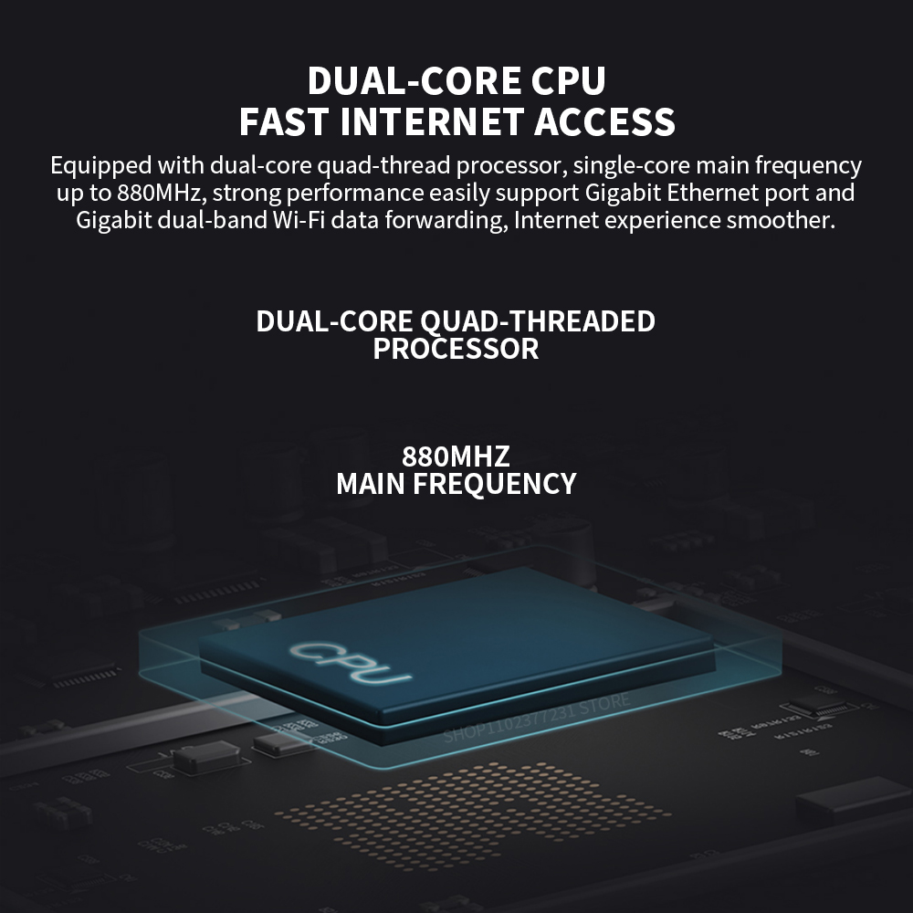 Xiaomi Mijia Router 4A Gigabit Version 2.4GHz 5GHz WiFi 1167Mbps WiFi Repeater 128MB DDR3 High Gain 4 Antennas Network Extender