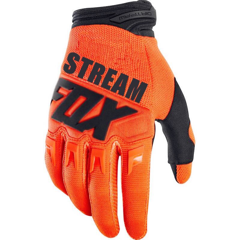 Motorcycle Gloves Top Mx Fox Gloves Bike Gloves Motorcyle Cycling MX fox Gloves Breathable non-slip Cycling Protect Bike Gloves: Orange / XL