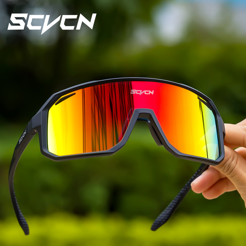 SCVCN-gafas fotocromáticas deportivas para hombre y mujer, lentes de sol para ciclismo con protección UV400, para exteriores, para ciclismo de montaña y senderismo