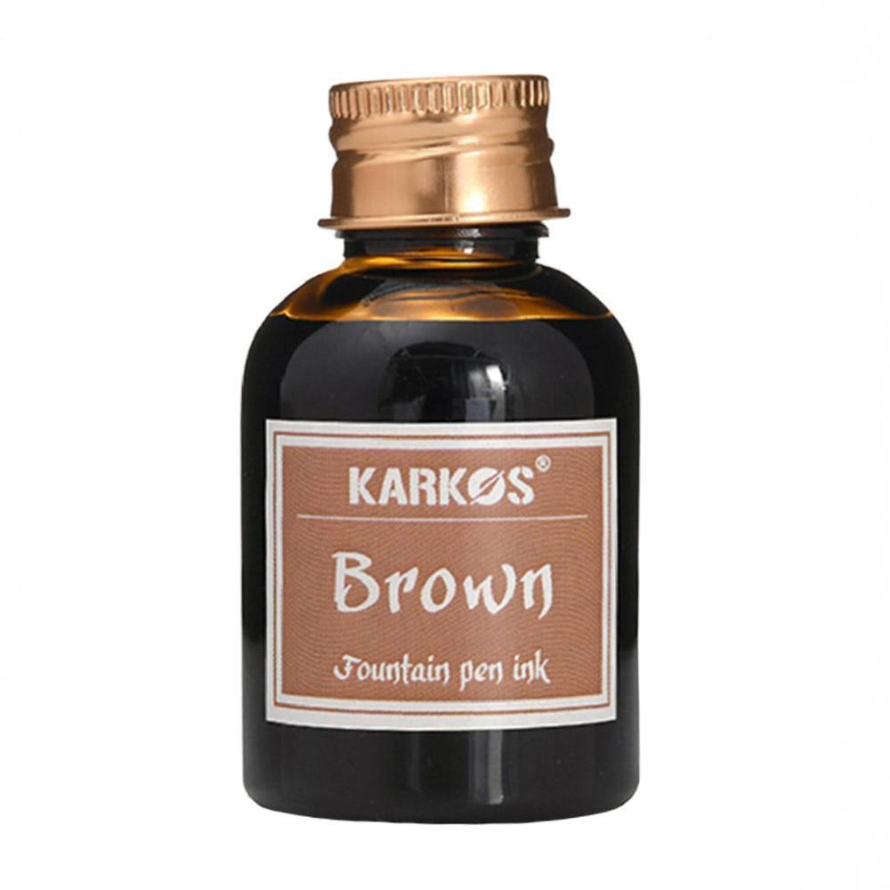 Pure Colorful 30ml Fountain Pen Ink Refilling Inks Stationery School D2E6: brown