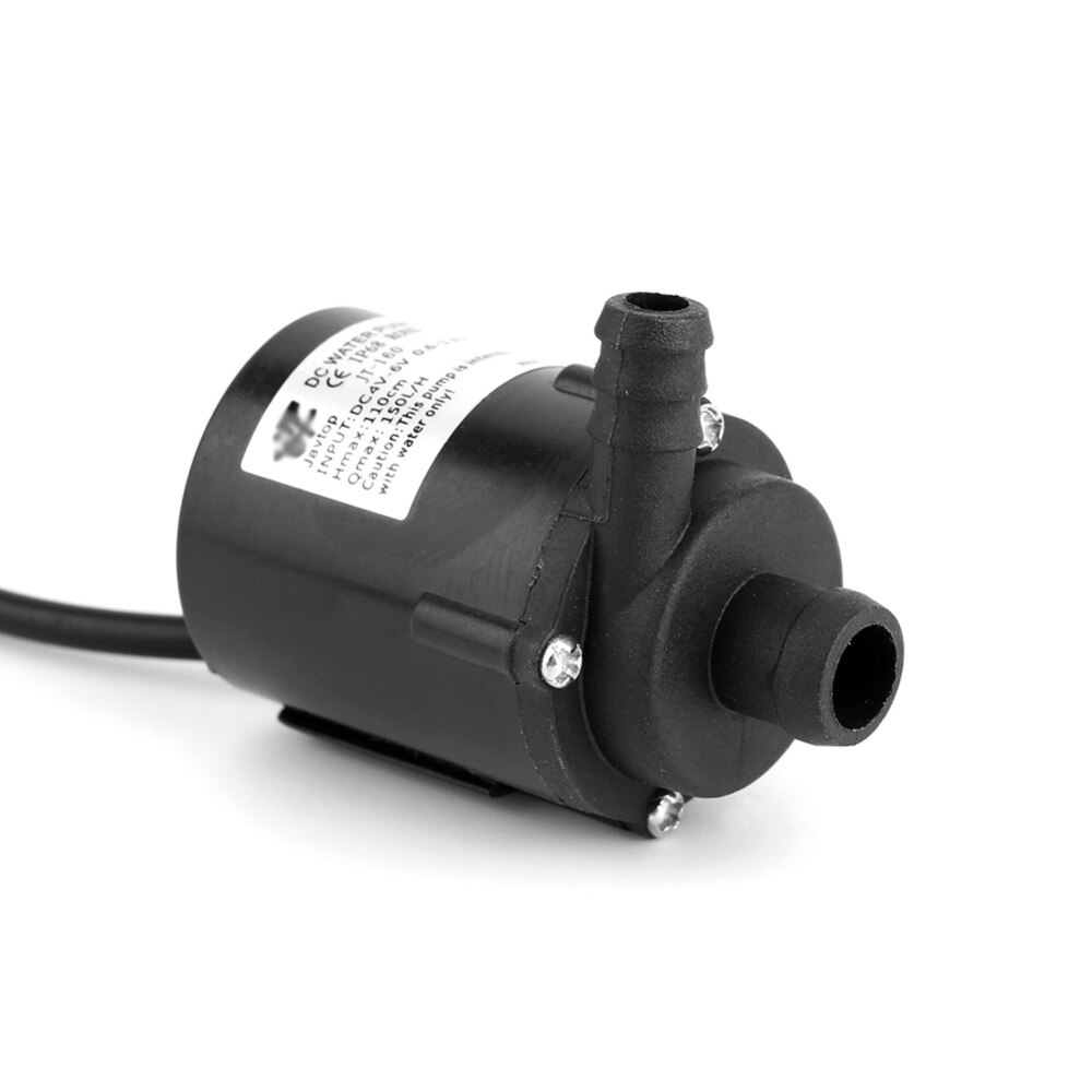 Mini pompa acqua 12V portata 240L/H sommergibile ultra silenziosa