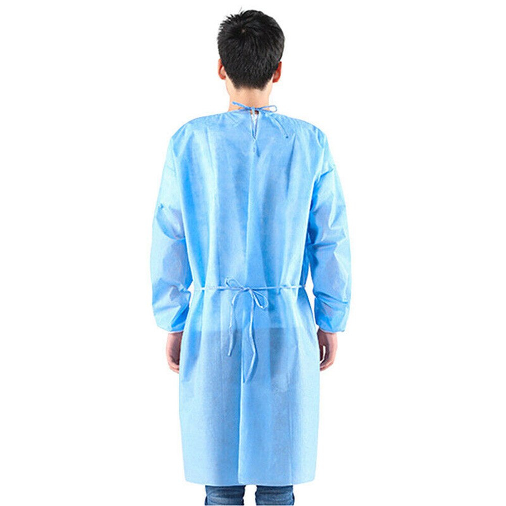 Disposable Non-woven Workwear Protection Clothing Breathable Isolation Gown D6