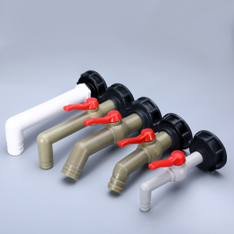 IBC-Tankadapter, Wasserwürfel, Ventilanschlüsse, Gartenbewässerungsstecker, einfach zu verwendende Schlauchschalter-Wasserhähne.