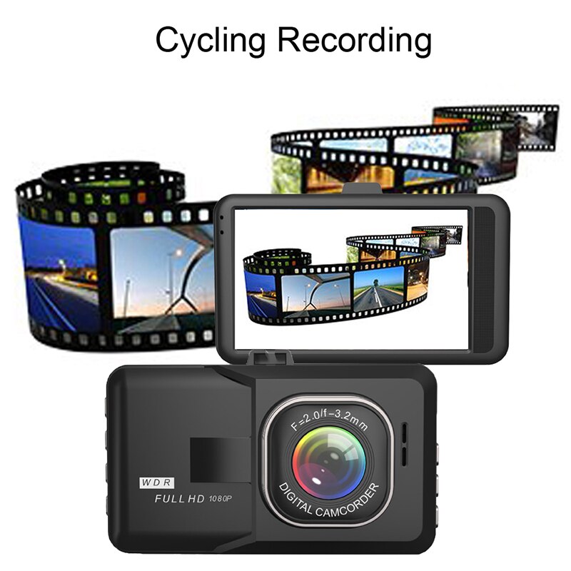 Car DVR 1080P Camera Wide Angle Driving Recorder HD Dash Cam LCD Night DVR Car Dvr/Dash Camera Driving Video Recorder