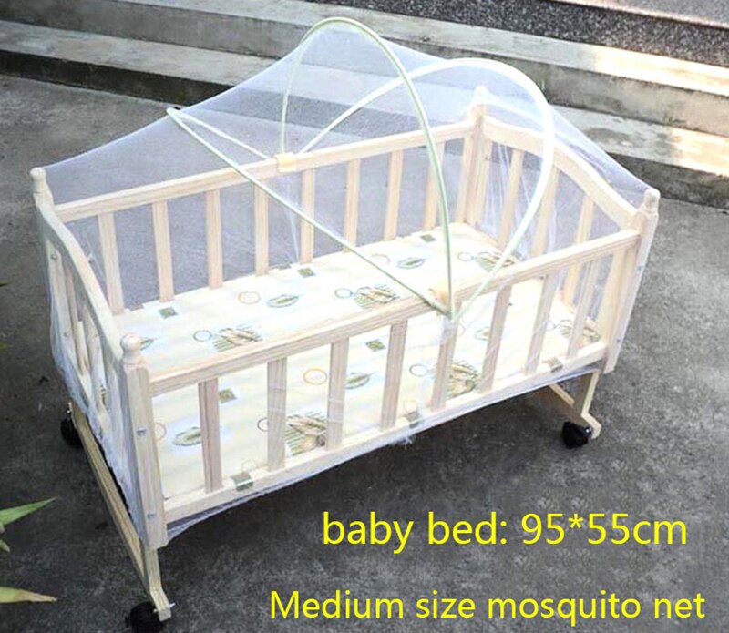 Bebê berço rede mosquiteiro para dormir cama malha para crianças ao ar livre berço dobrável portátil berço do bebê capa: Fit 80x50-100x60cm