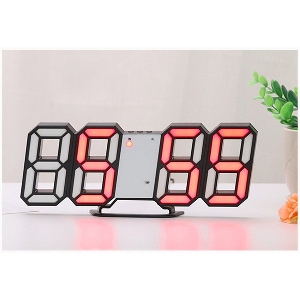 3D Led Digital Uhren Alarm Desktop Multifunktions Kalender Elektronische Tisch Uhr Schreibtisch Uhr Wand Büro Wohnzimmer Wohnkultur