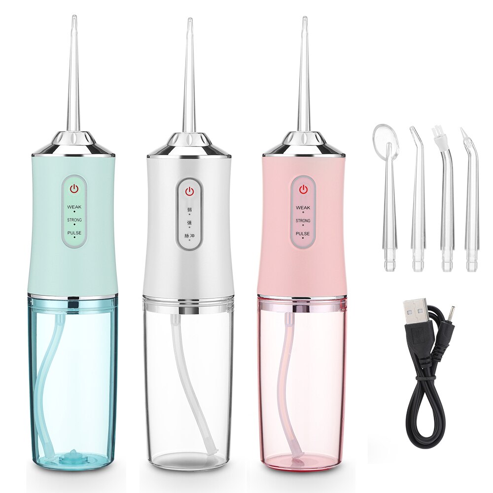 Elektrische Zähne Reiniger Wasserdichte Zähne Flosser Wasser Flosser kabellos Zahn Oral Irrigator Wiederaufladbare für Reise Hause