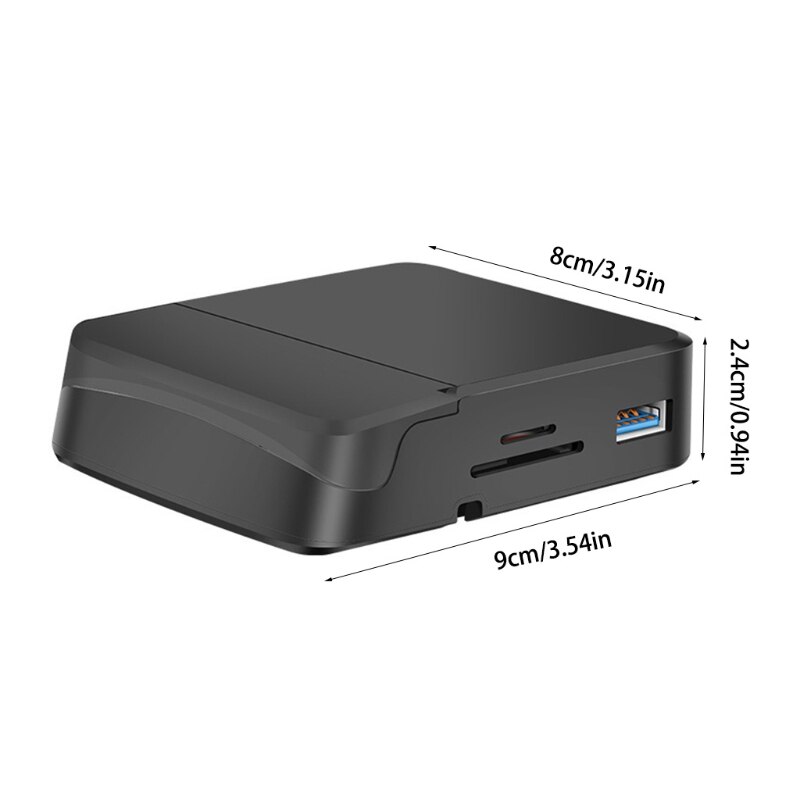 8-in-1 Typ C HDMI USB SD/TF Karte Docking Bahnhof praktisch Tablette Ständer R2JB