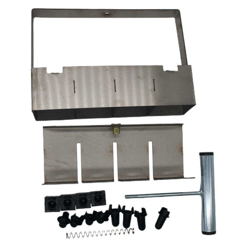 Transplanter Outdoor Garden Soil Plug With Comfort Grip For Seedlings Four Holes Product Zinc Coated Steel Vegetables Fruits