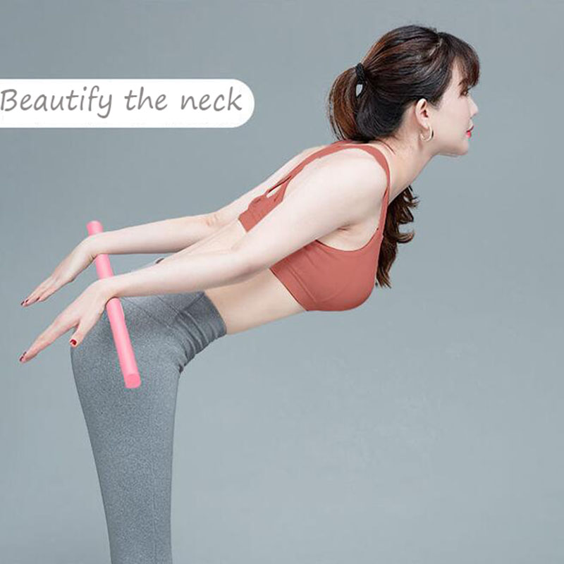 2 stk yoga sticks stretching værktøj skulder ryg korrigerende stick yoga tilbehør åben skulder skønhed ryg form træning