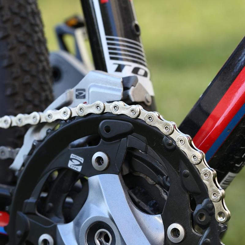 Chain MTB Mountain Bike Link Bicycle Chain Durable Use Stretch Stainless Steel Chain Cycling Chain For Bikes Fixed Gear