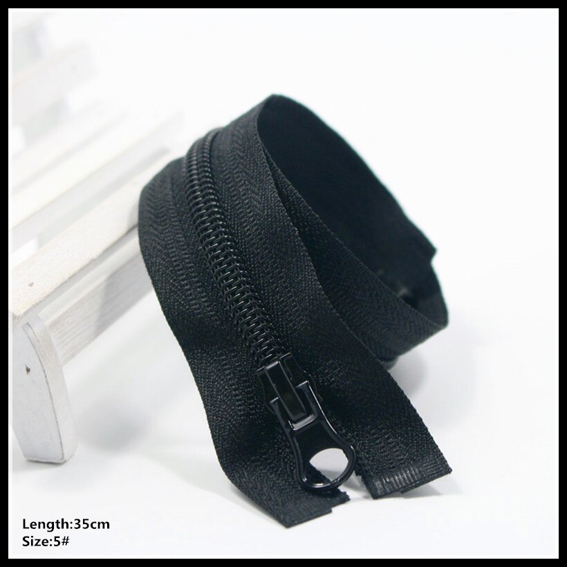 35cm black Invisible Zipper 10pcs 5# DIY Nylon Coil Zipper For Sewing Cushion/Back Tailor Tools,clothing accessories
