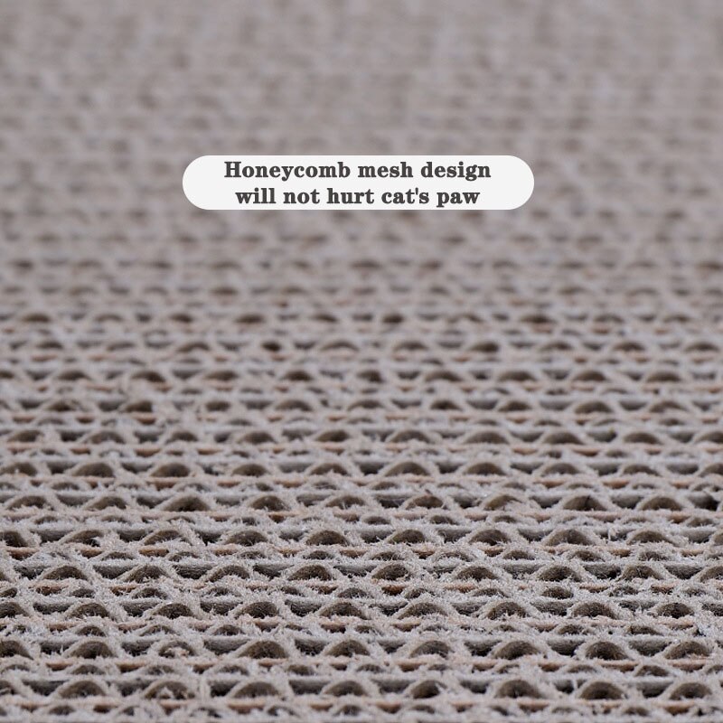 Korrugerat papper limbart glas kattskrapbräda massivt trä vertikal soffa reptålig kattleksak