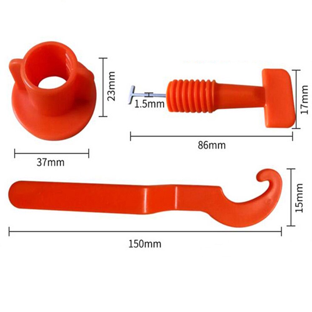 50pcs/set Level Wedges Tile Spacers for Flooring Wall Tile Leveling System tile leveler equalizer Floor Wall Construction Tools