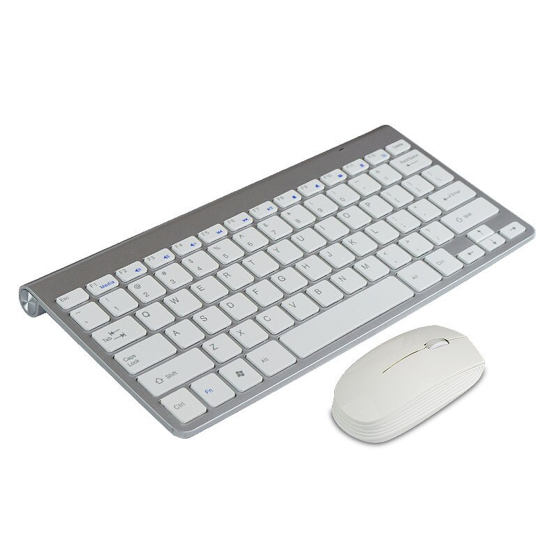 2.4G Wireless Keyboard and Mouse Mini Multimedia Keyboard Mouse Combo Set For Notebook Laptop Desktop PC TV Office Supplies