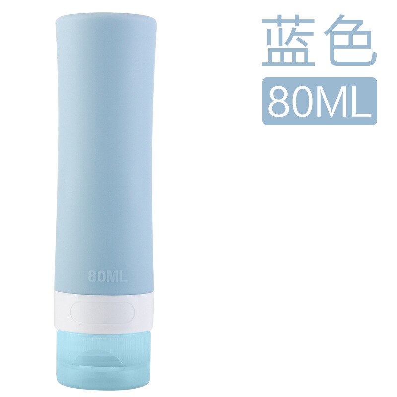 38ml/60mm/80ml silikonista täytettävää pulloa matka-liiketoiminta kunto kannettava säilytyspullo silikoni voide shampoo säilytyspullo