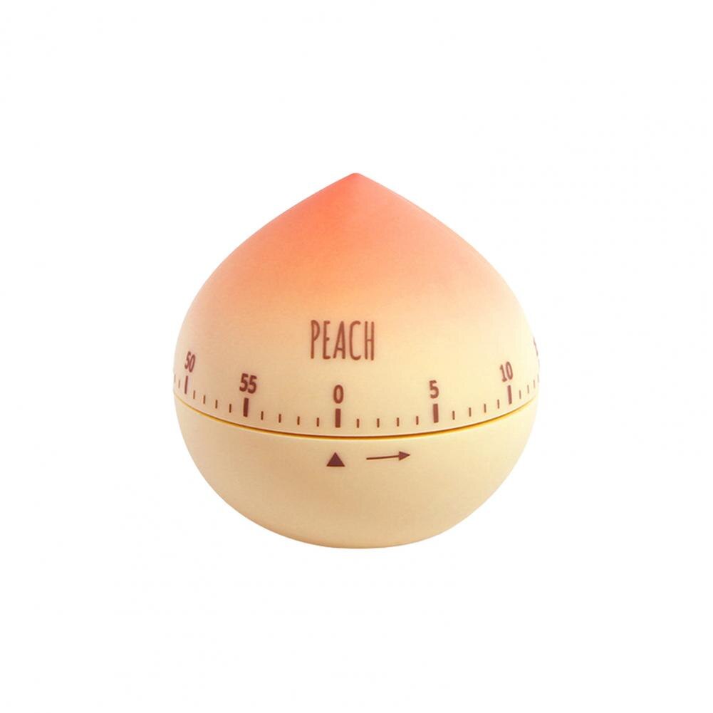 Cute Kitchen Timer Reminder Mechanical Dial Alarm Timer Clocks Manual Stopwatch Cooking Countdown Reminder Timer кухонный таймер: Peach
