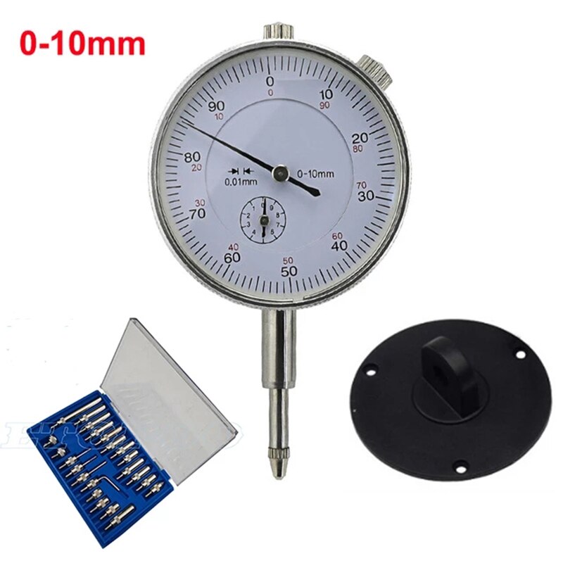 Dial Indicator 0-10mm Lug Back Test Gauge 22Pcs M2.5 Thread Tip For Dial &amp; Test Indicators Steel Dial Indicator Point Set