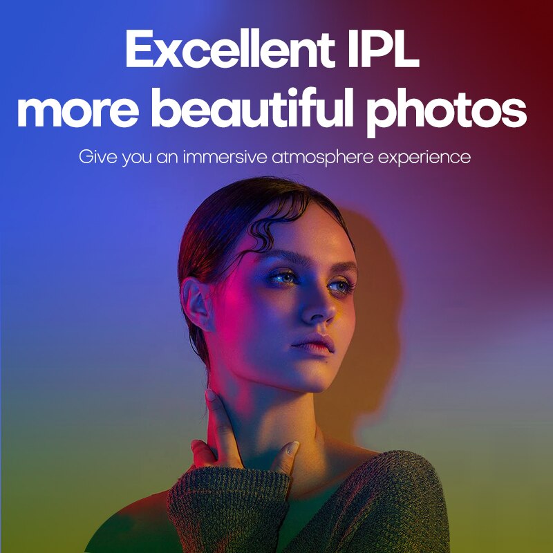 RGB Light Stick Wand With Remote Control Tripod Handheld LED Colorful Lamp With Built-in Rechargable Battery Photography Selfie