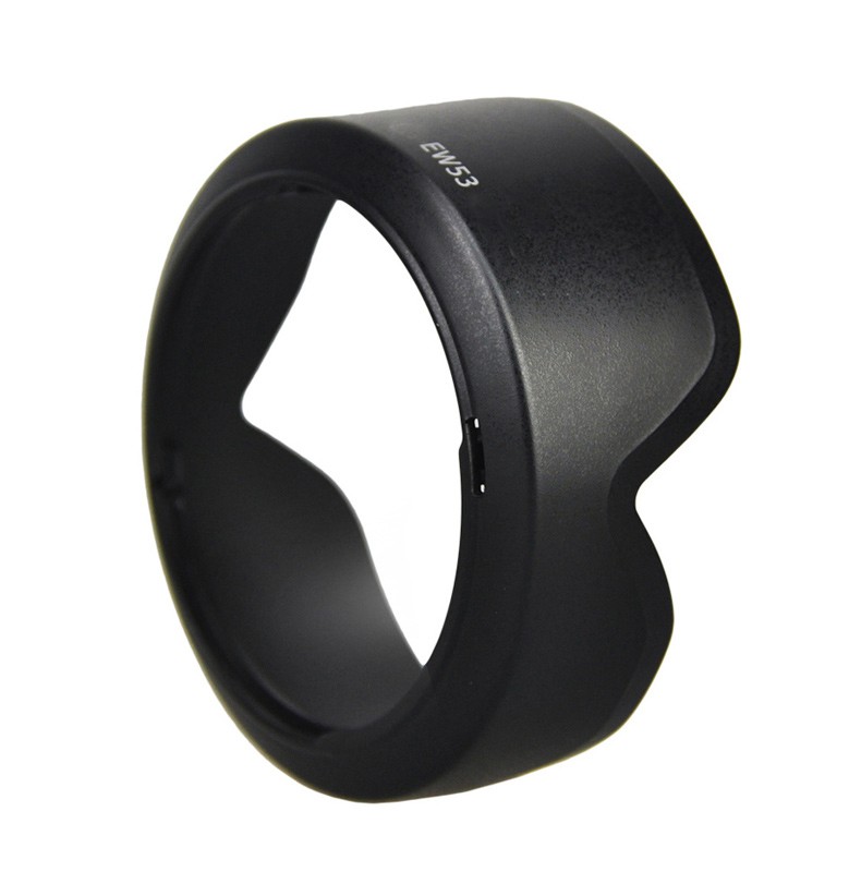 EW-53 49mm Zonnekap Omkeerbare Camera Lens Accessoires voor Canon EOS M10 EF-M 15-45mm f/ 3.5-6.3 IS STM Lens