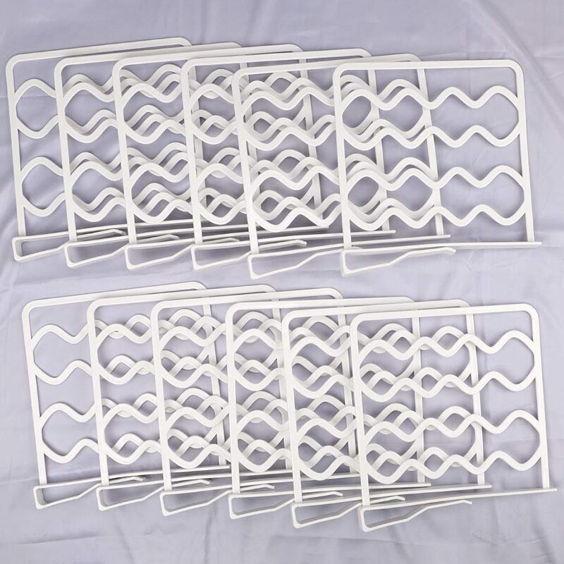 Schrank Regal Teiler, Schrank Regal Organizer Teiler und Separator für Lagerung und Organisation, Kunststoff Regal Teiler für Holz