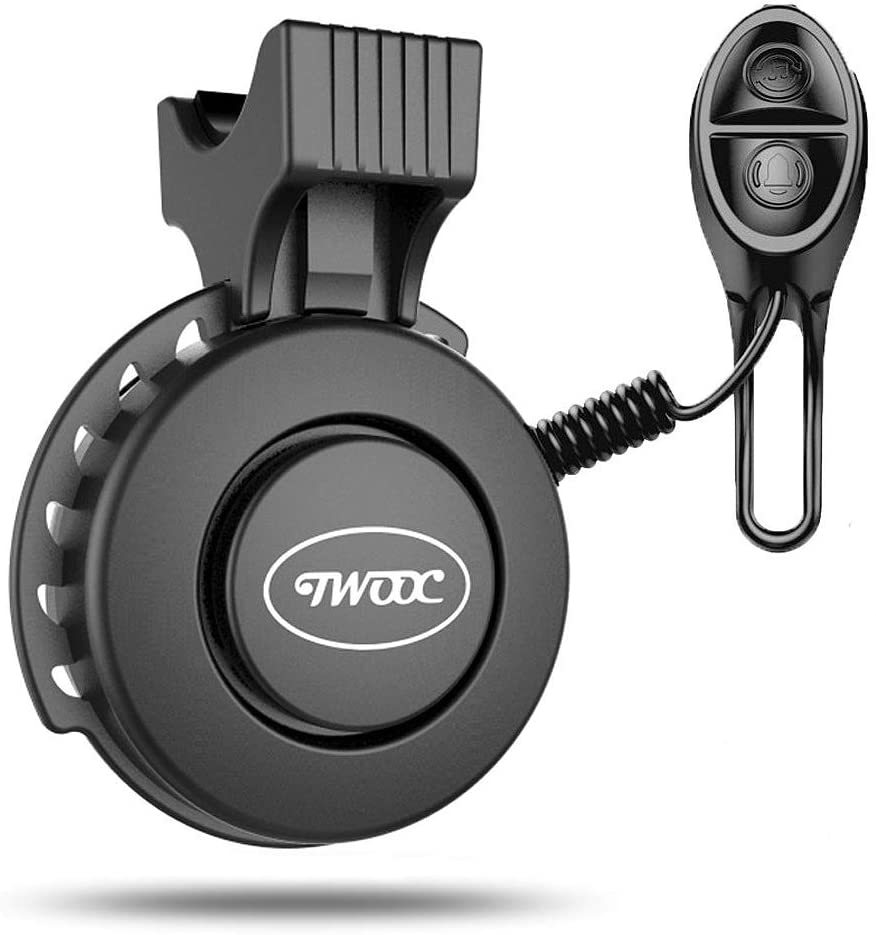 Fiets Elektrische Hoorn Usb Opladen Elektronische Fietsbel Elektrische Scooter Waterdicht 3 Geluid Modi Met Oplaadbare Batterij: obsidian