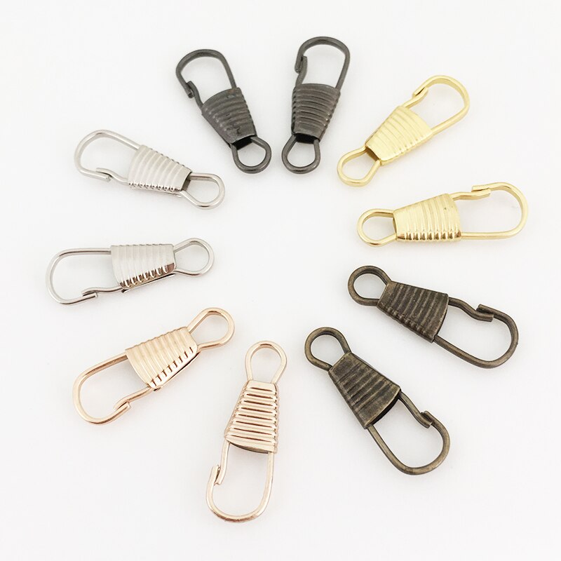 5 kpl irrotettava metallinen vetoketjun vedin vaihto vetoketjun liukusäätimet pää vetoketjun korjaussarjat vetoketjun vetokieleke laukku matkalaukku reppuun