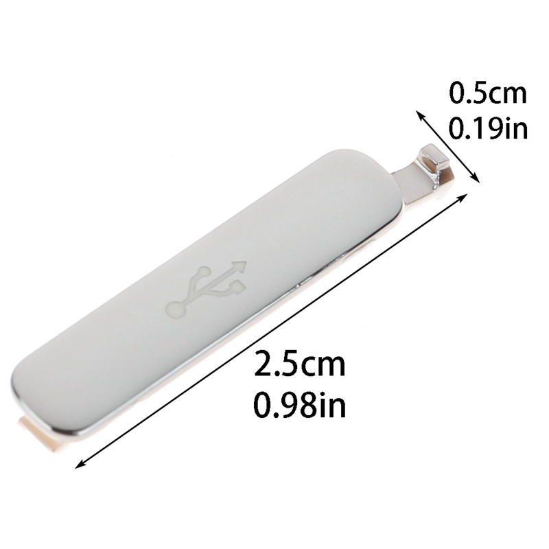 Til samsung galaxy  s5 g900f g9008v/ h erstatnings-usb-port dækklap